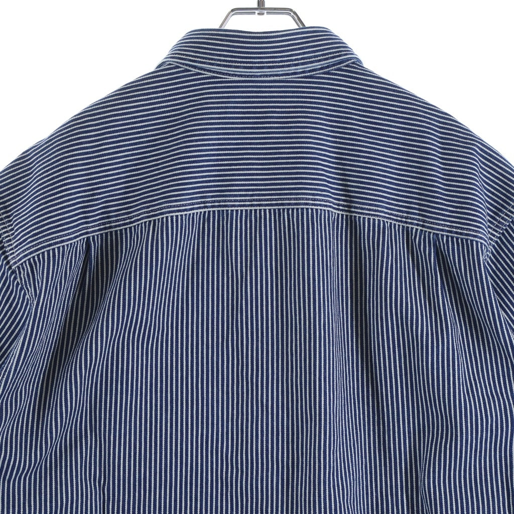 SUPREME(シュプリーム) 25SS Loose Fit S/S Denim Painter Shirt ストライプ デニムペインターシャツ 半袖シャツ インディゴ