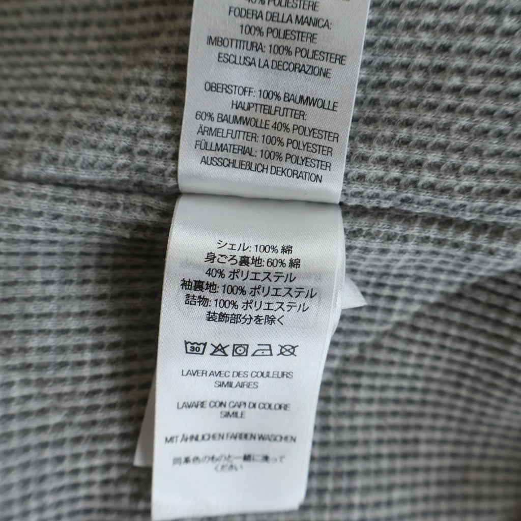 SUPREME(シュプリーム) 25AW Thermal Lined Zip Up Flannel Shirt サーマル ジップアップフランネルシャツ 長袖シャツ ブラック