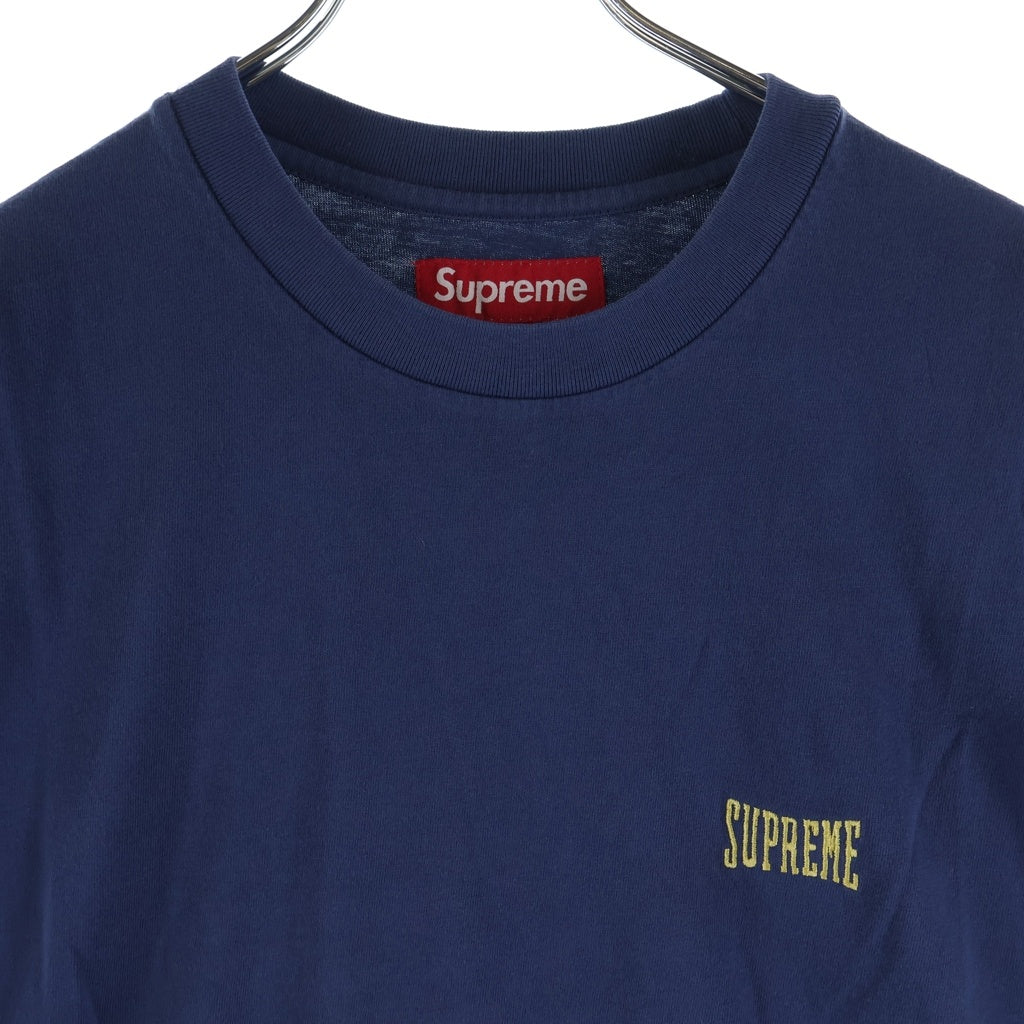 SUPREME(シュプリーム) 25SS Warm Up Washed S/S Top ウォームアップ ウォッシュド加工 半袖Tシャツ ネイビー