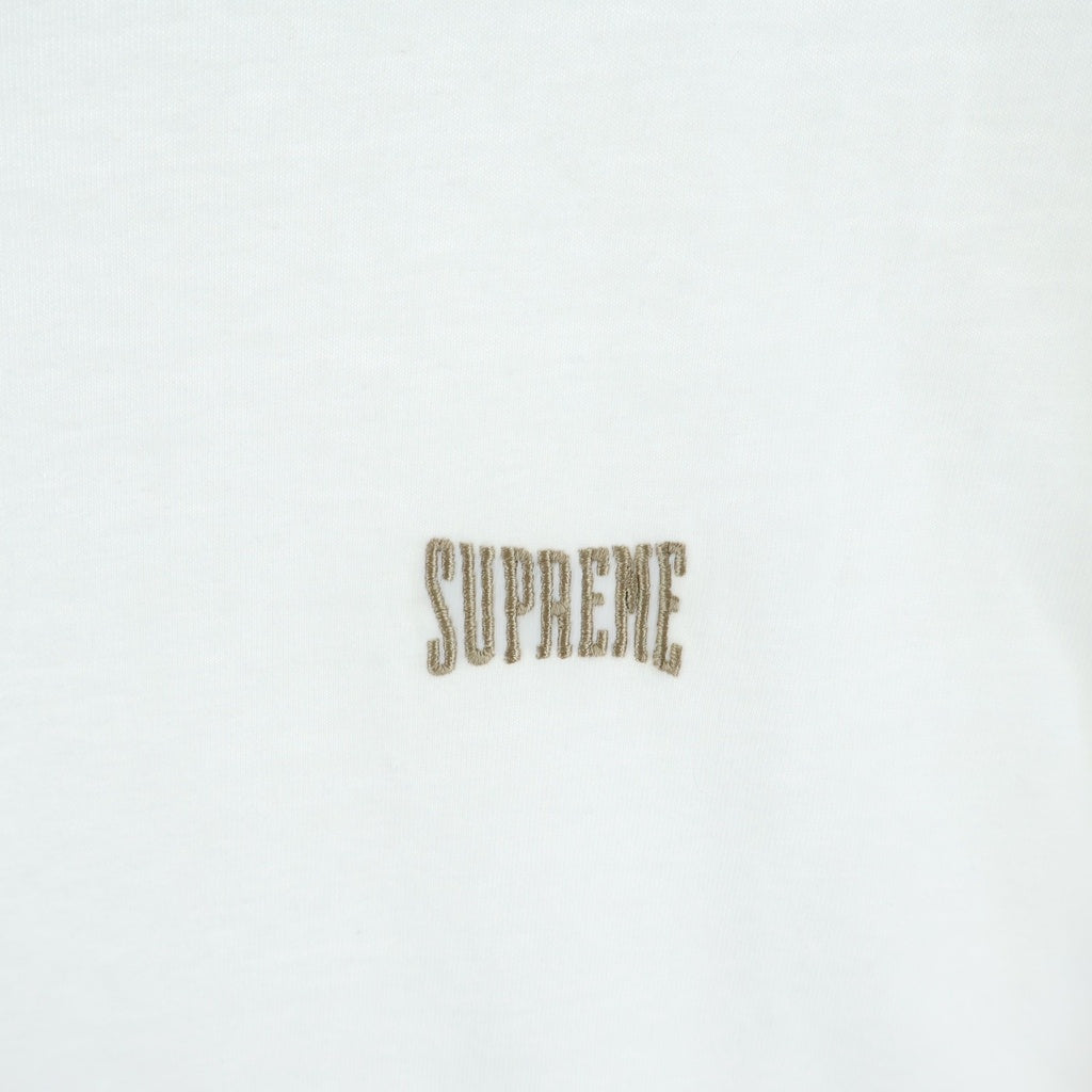 SUPREME(シュプリーム) 25SS Warm Up Washed S/S Top ウォームアップ ウォッシュド加工 半袖Tシャツ ホワイト