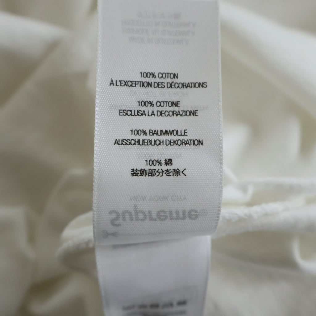 SUPREME(シュプリーム) 25SS Warm Up Washed S/S Top ウォームアップ ウォッシュド加工 半袖Tシャツ ホワイト