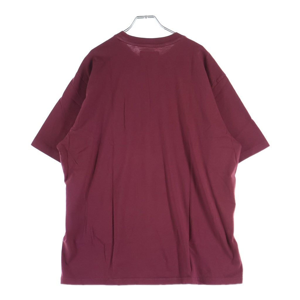 SUPREME(シュプリーム) 25SS Warm Up Washed S/S Top Maroon ウォームアップ ウォッシュド加工 半袖Tシャツ レッド