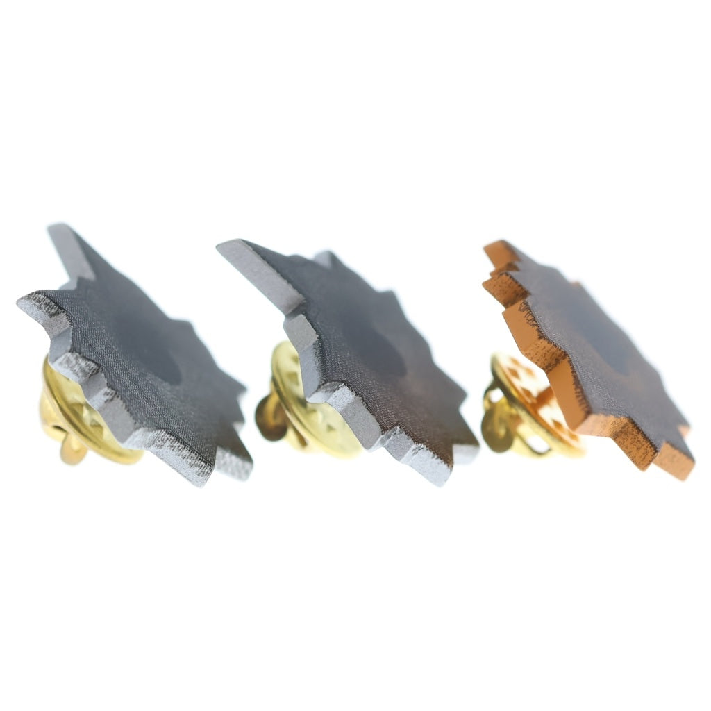 SUPREME(シュプリーム) 25SS Nate Lowman Bullet Hole Pin ネイトローマン 弾痕ピンバッジ 3点セット ブラック/オレンジ