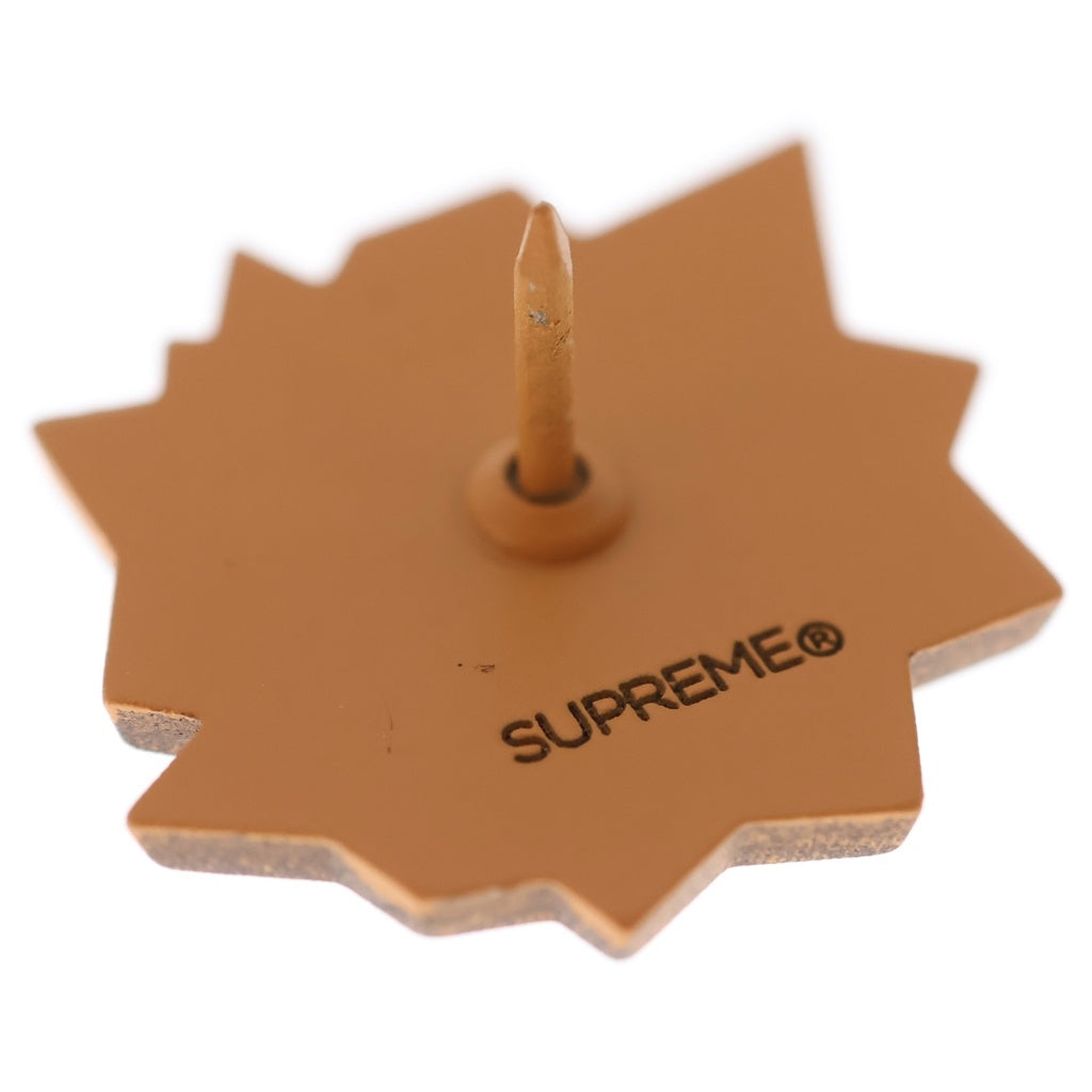 SUPREME(シュプリーム) 25SS Nate Lowman Bullet Hole Pin ネイトローマン 弾痕ピンバッジ 3点セット ブラック/オレンジ