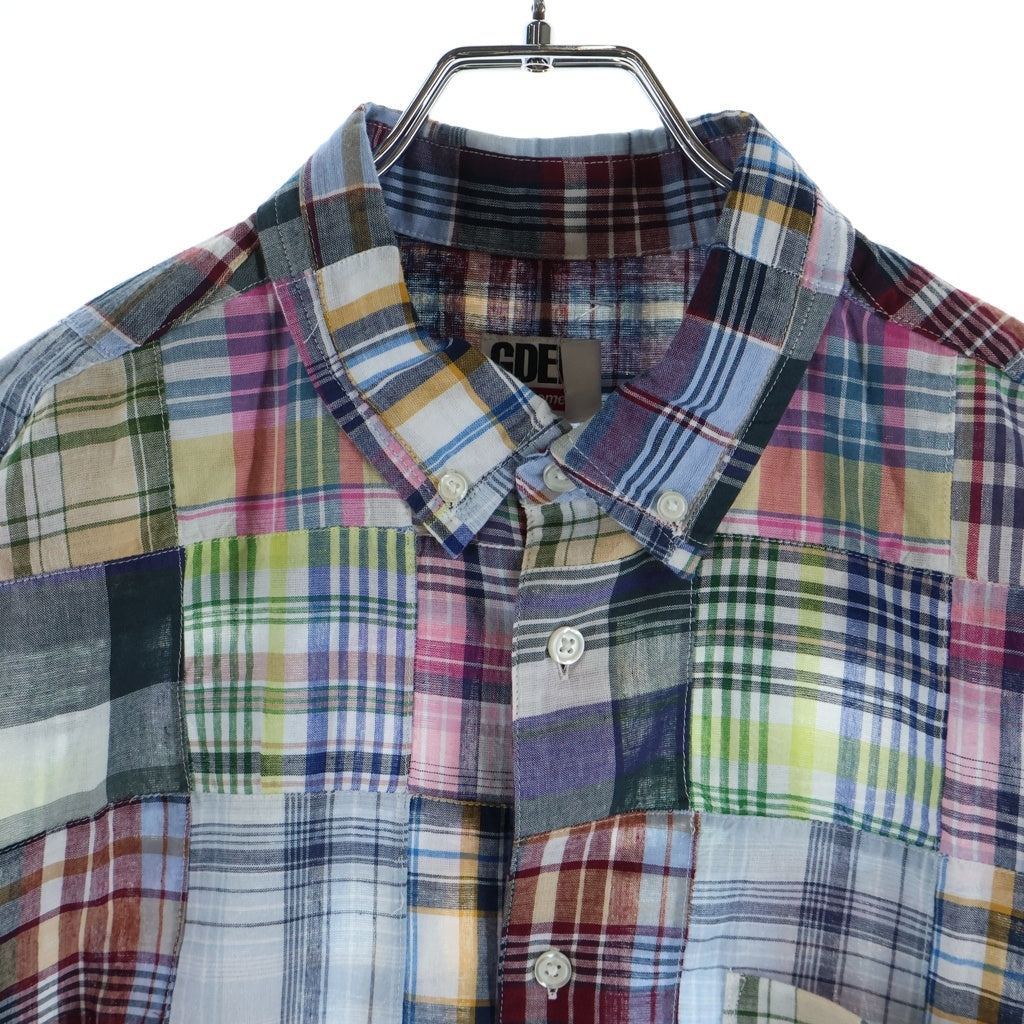 SUPREME(シュプリーム) 25SS GOODENOUGH Patchwork S/S Shirt グッドイナフ パッチワーク 半袖シャツ ブラック