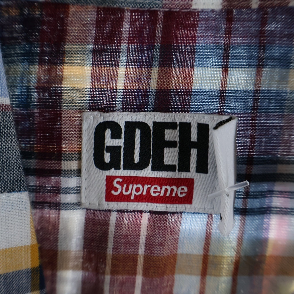 SUPREME(シュプリーム) 25SS GOODENOUGH Patchwork S/S Shirt グッドイナフ パッチワーク 半袖シャツ ブラック