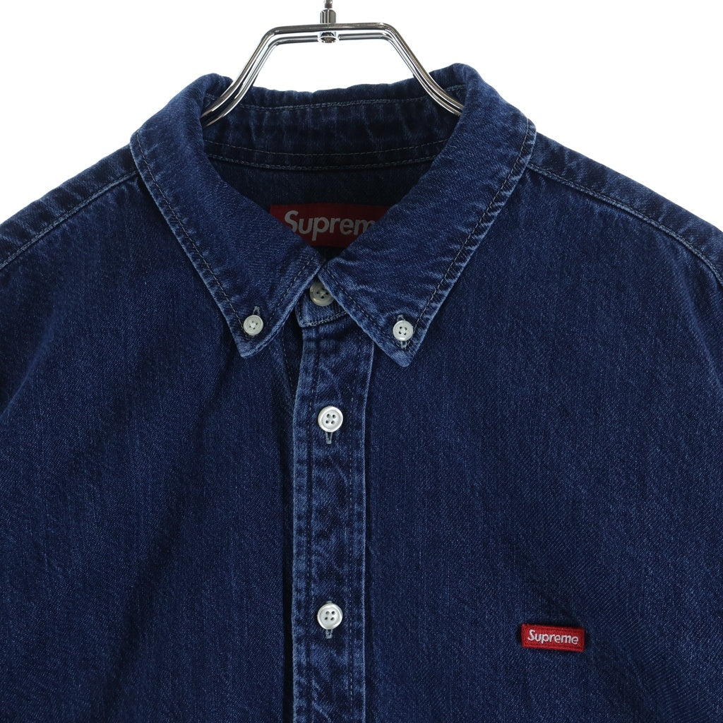 SUPREME(シュプリーム) 25AW Small Box Denim Shirt スモールボックスロゴ 長袖デニムシャツ インディゴ