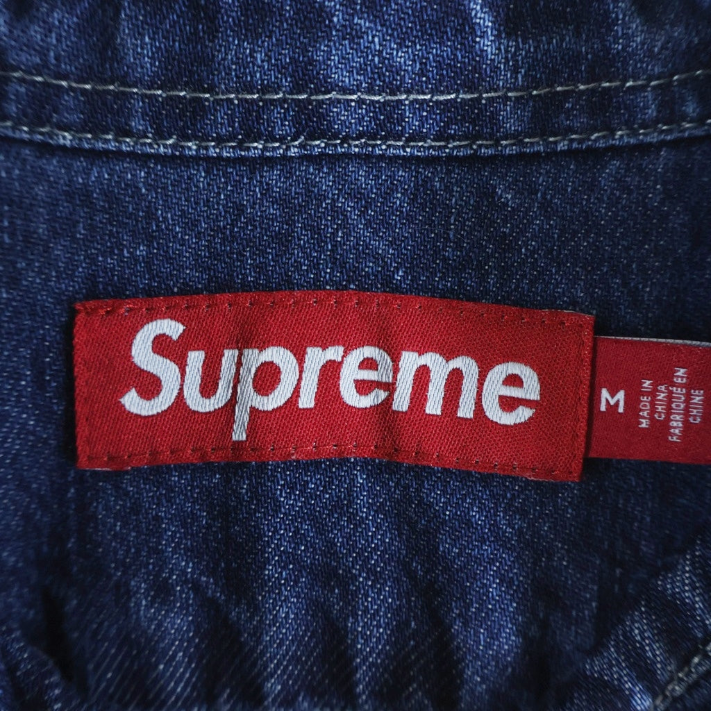 SUPREME(シュプリーム) 25AW Small Box Denim Shirt スモールボックスロゴ 長袖デニムシャツ インディゴ