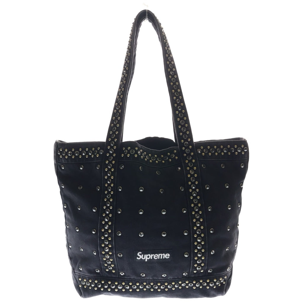 SUPREME(シュプリーム) 25SS B.B.Simon Denim Tote Bag Black B.B.サイモン デニムトートバッグ ブラック レディース