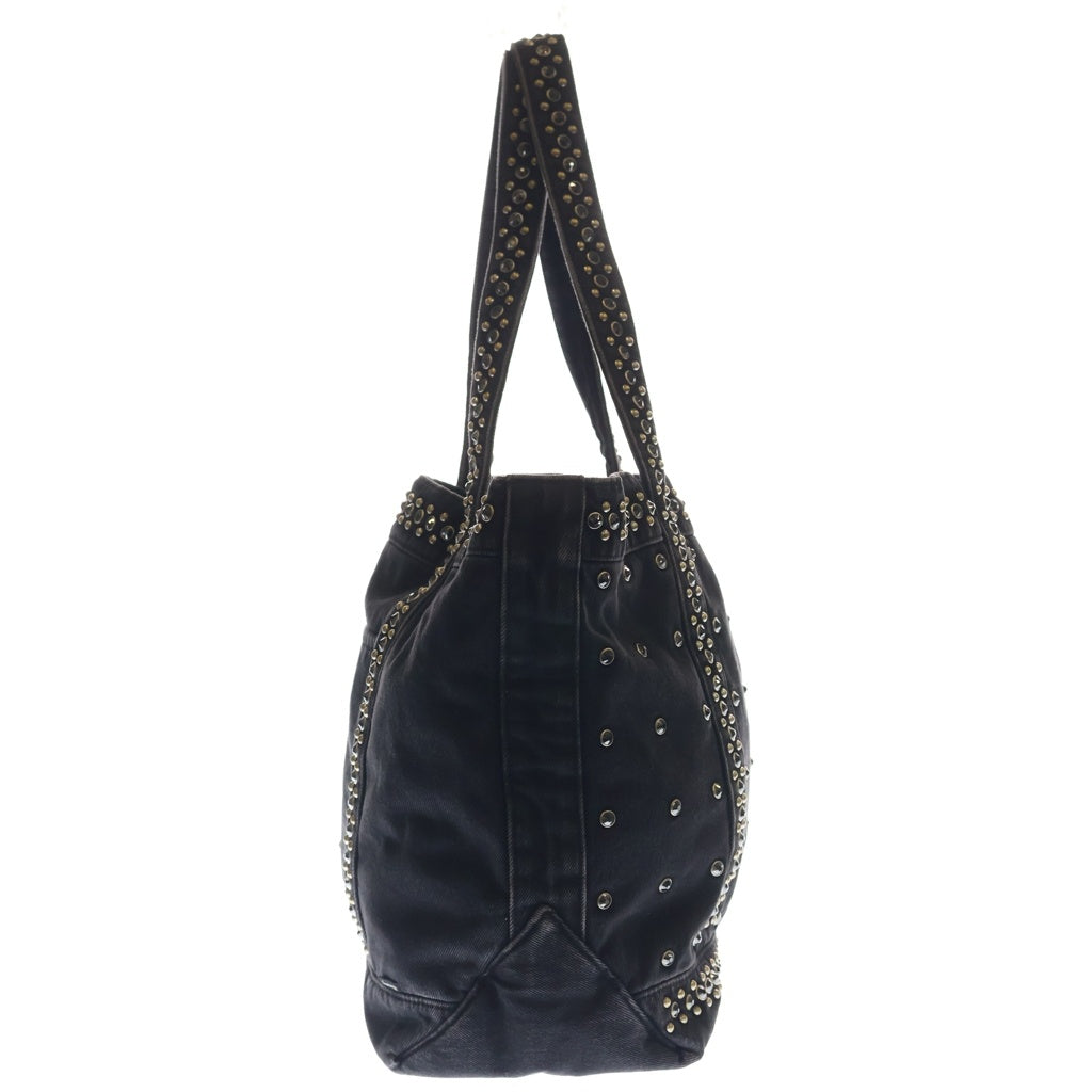 SUPREME(シュプリーム) 25SS B.B.Simon Denim Tote Bag Black B.B.サイモン デニムトートバッグ ブラック レディース