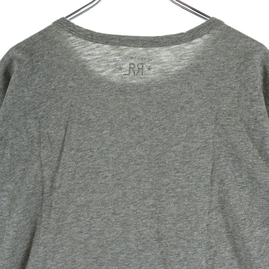 RRL(ダブルアールエル) Logo Jersey Crewneck Tee 半袖Tシャツ グレー