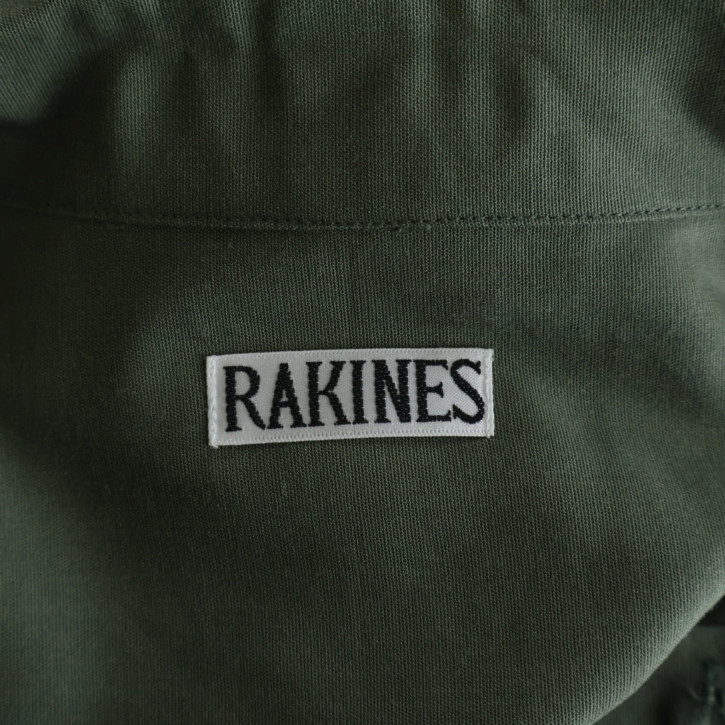 RAKINES(ラキネス) SIMPSONS POPLIN FM41 SHIRT シンプソンズポップリンシャツ ポケットシャツ 襟付きシャツ カーキ 11S24SS228S