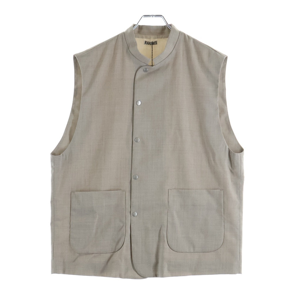 RAKINES(ラキネス) DRY TROPICAL SLEEPING VEST ドライ トロピカル スリーピング ジャケット ノースリーブ ベスト ベージュ 11S24SS217V