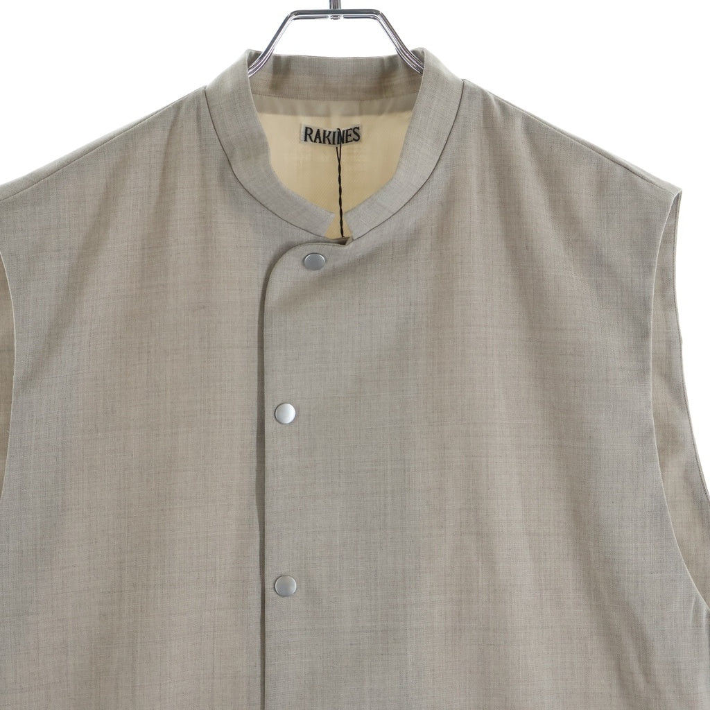 RAKINES(ラキネス) DRY TROPICAL SLEEPING VEST ドライ トロピカル スリーピング ジャケット ノースリーブ ベスト ベージュ 11S24SS217V