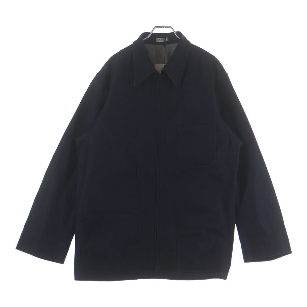 RAKINES(ラキネス) HARD TWIST DENEIM JACKET ハード ツイスト デニム ジャケット ジップアップジャケット インディゴ 08S22AF130B 08S22AF130B