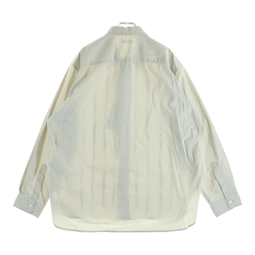 RAKINES(ラキネス) MICRO TC BROAD ミクロ ティーシー ボード シャツ 襟付きシャツ ホワイト 11S24SS230S