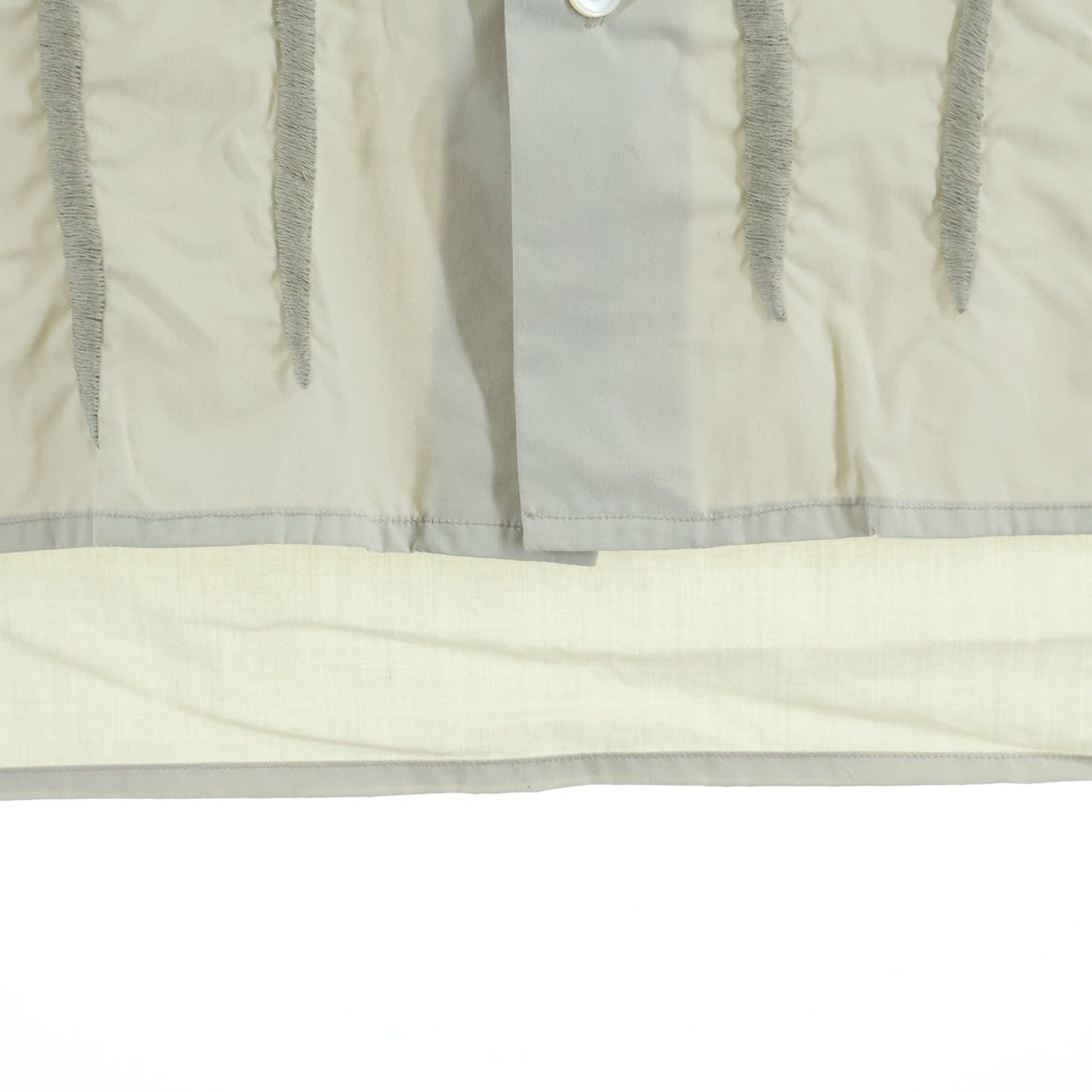 RAKINES(ラキネス) MICRO TC BROAD ミクロ ティーシー ボード シャツ 襟付きシャツ ホワイト 11S24SS230S