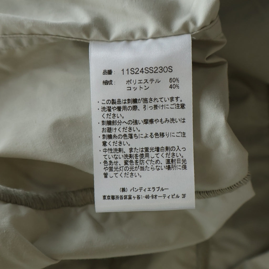 RAKINES(ラキネス) MICRO TC BROAD ミクロ ティーシー ボード シャツ 襟付きシャツ ホワイト 11S24SS230S
