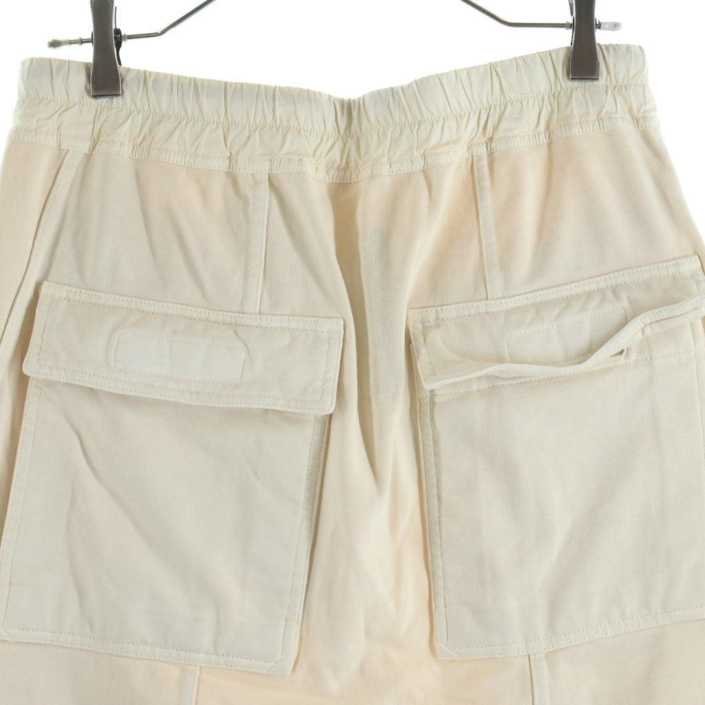 DRKSHDW(ダークシャドウ) 18SS Drawstring Cropped Cargo Pants ドローストリング レイヤードカーゴパンツ アイボリー DU18S3395-RIG DU18S3395-RIG