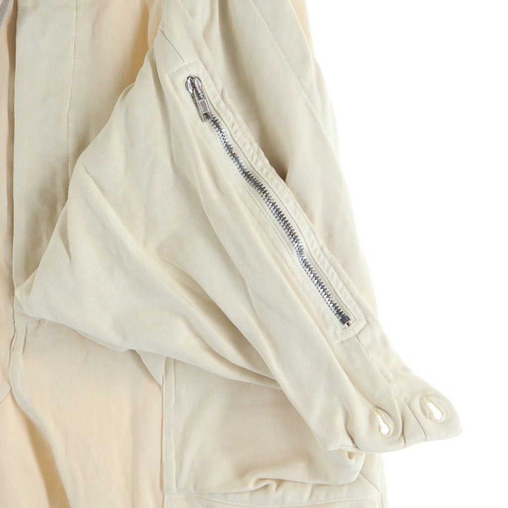 DRKSHDW(ダークシャドウ) 18SS Drawstring Cropped Cargo Pants ドローストリング レイヤードカーゴパンツ アイボリー DU18S3395-RIG DU18S3395-RIG