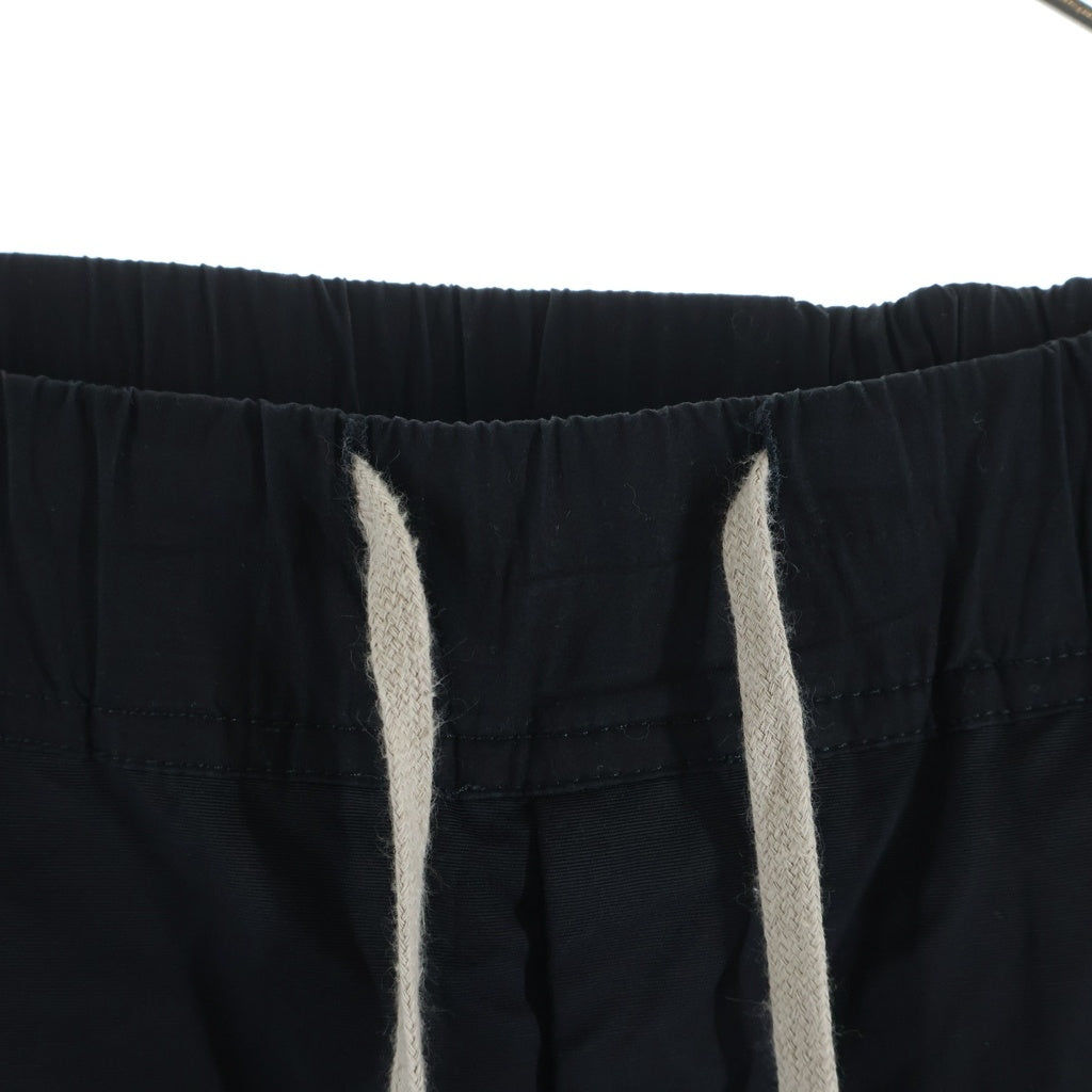 DRKSHDW(ダークシャドウ) 17SS Drawstring Cropped Pants ドローストリングクロップドパンツ ブラック DU17S5373-MU