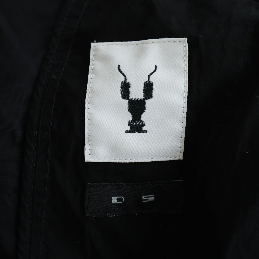 DRKSHDW(ダークシャドウ) 17SS Drawstring Cropped Pants ドローストリングクロップドパンツ ブラック DU17S5373-MU