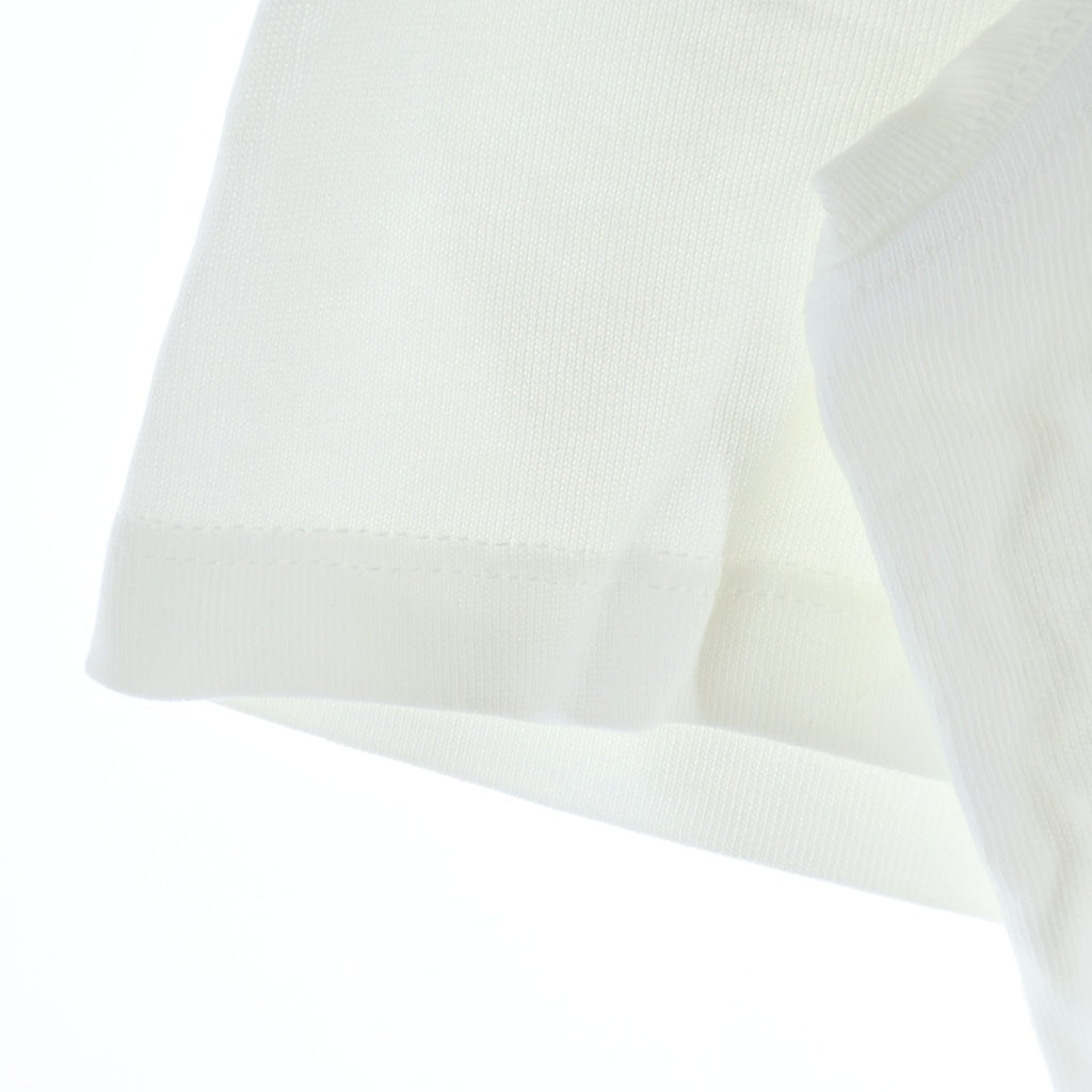 AMI Alexandre Mattiussi(アミアレクサンドルマテュッシ) T-Shirt ハートロゴ刺繍 半袖Tシャツ ホワイト BFUTS005.726 BFUTS005.726