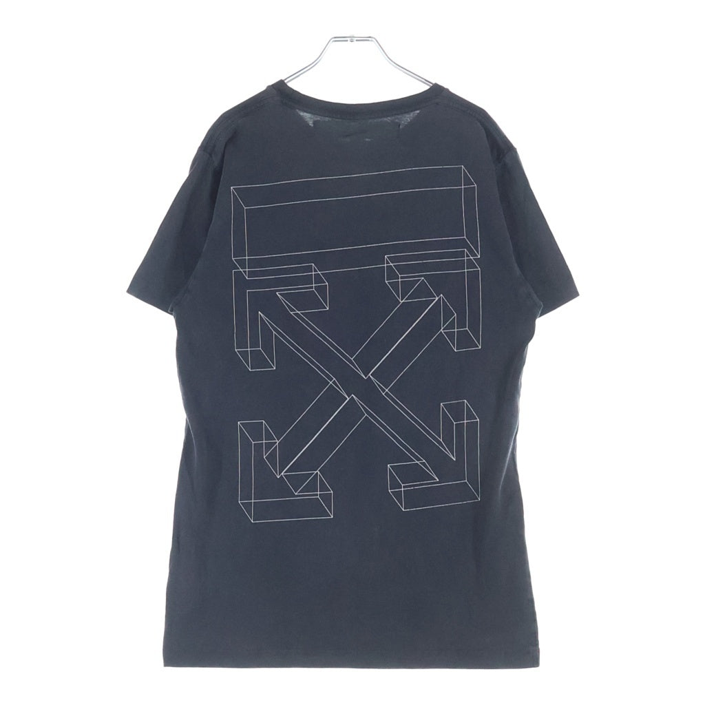 OFF-WHITE(オフホワイト) 18AW 3D Line T-Shirt 半袖Tシャツ ブラック OMAA027E18185002 OMAA027E18185002