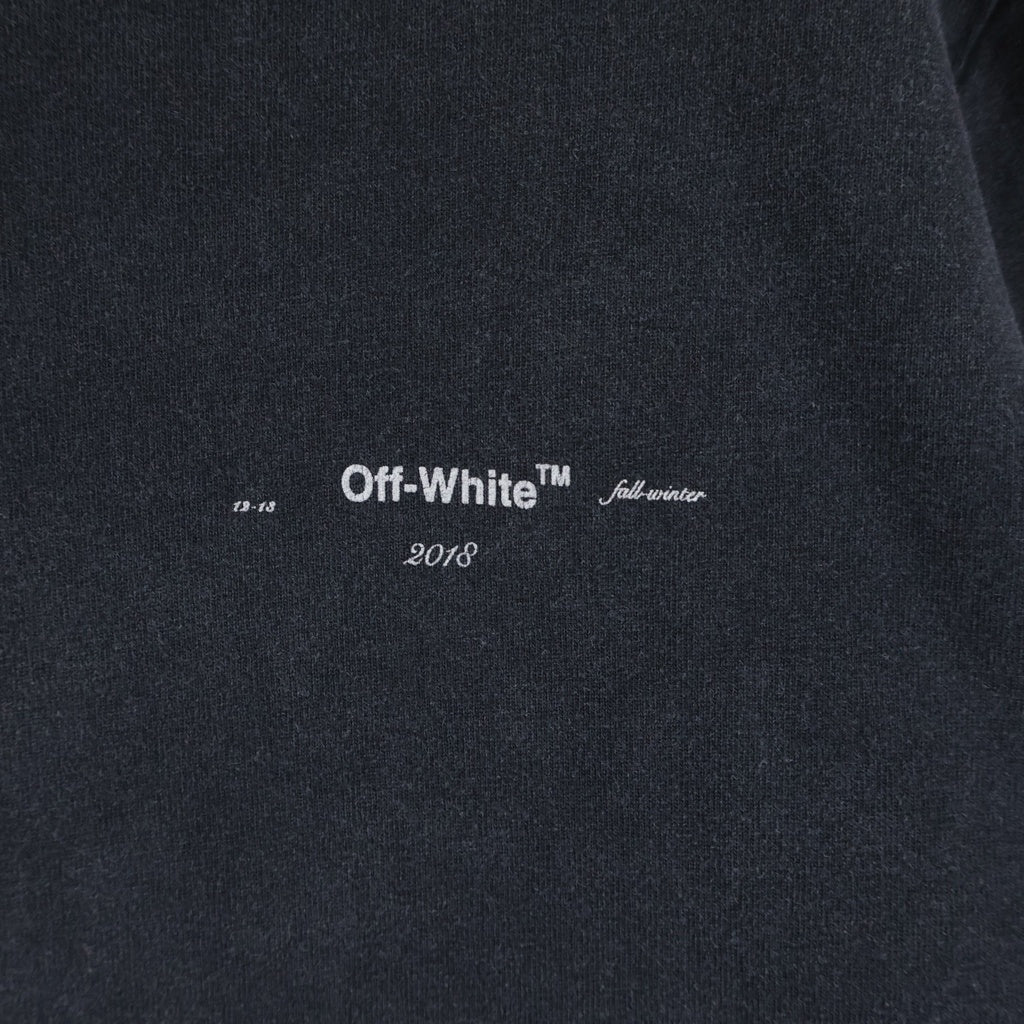 OFF-WHITE(オフホワイト) 18AW 3D Line T-Shirt 半袖Tシャツ ブラック OMAA027E18185002 OMAA027E18185002