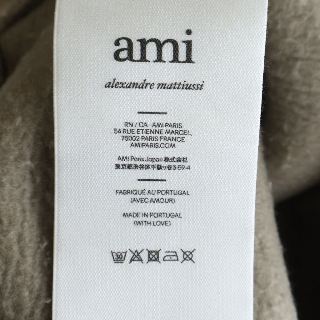 AMI Alexandre Mattiussi(アミアレクサンドルマテュッシ) Sweat Half Pants ハートロゴ スウェットハーフパンツ ショーツ ベージュ USO325.749