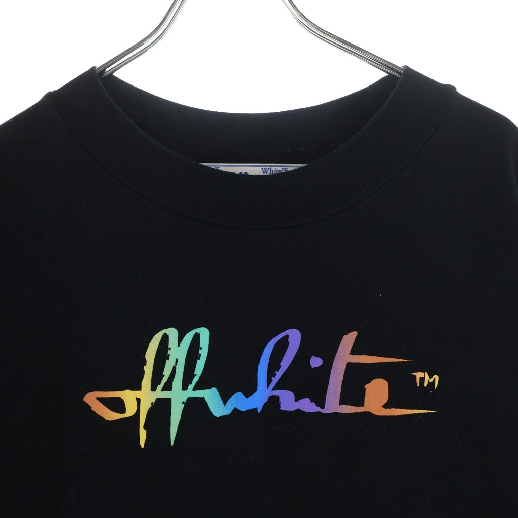 OFF-WHITE(オフホワイト) 21SS Gradation T-Shirt グラデーション ヘビーオンス半袖Tシャツ ブラック OWAA072R21JER001
