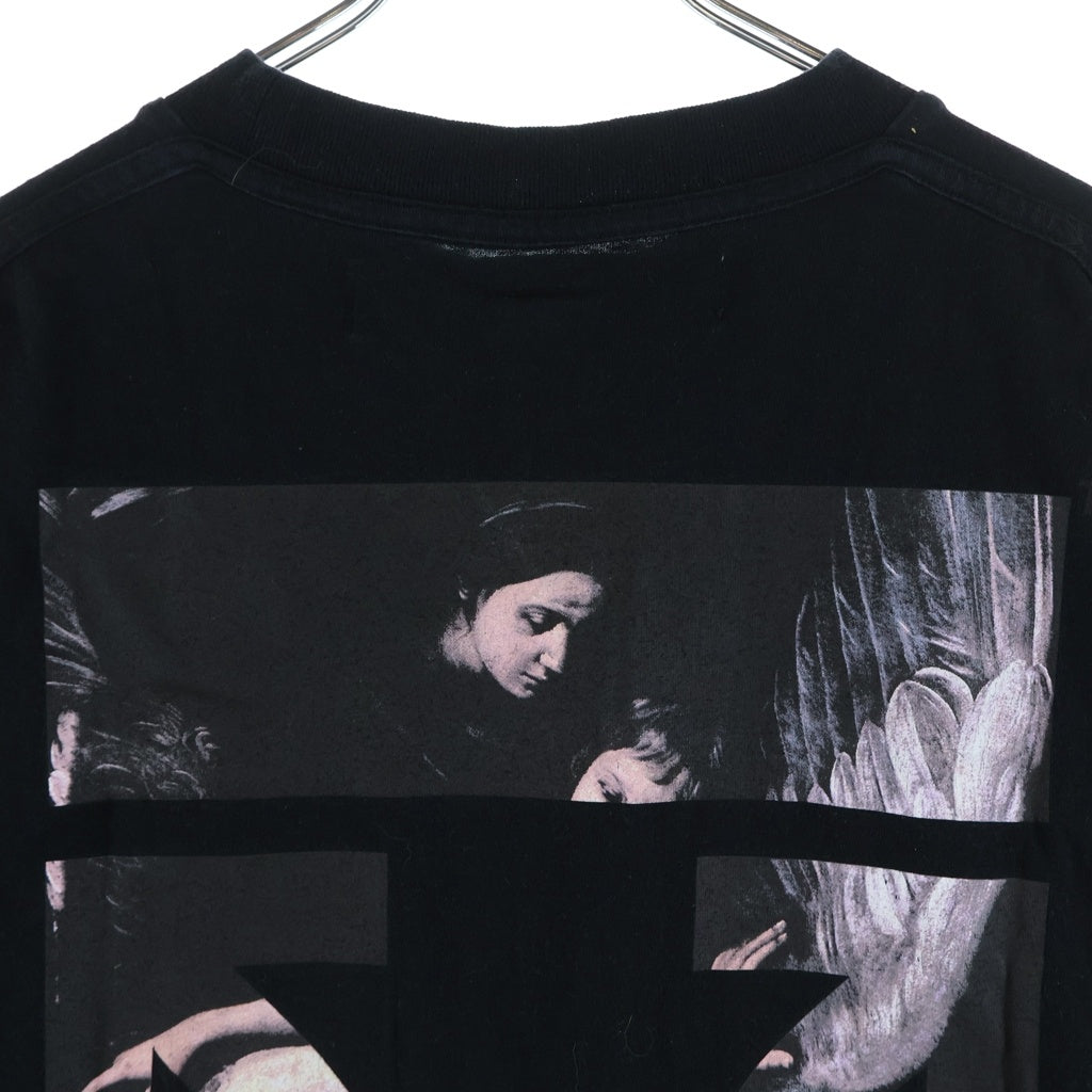 OFF-WHITE(オフホワイト) 20SS Caravaggio T-Shirt カラヴァッジョ 半袖Tシャツ ブラック OMAA038S20185004 OMAA038S20185004