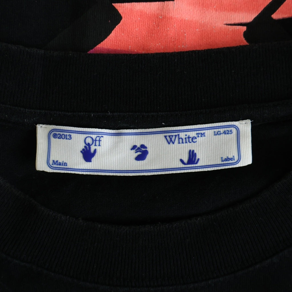 OFF-WHITE(オフホワイト) 21SS Markers T-Shirt バックグラデーション 半袖Tシャツ ブラック OMAA038R21JER002