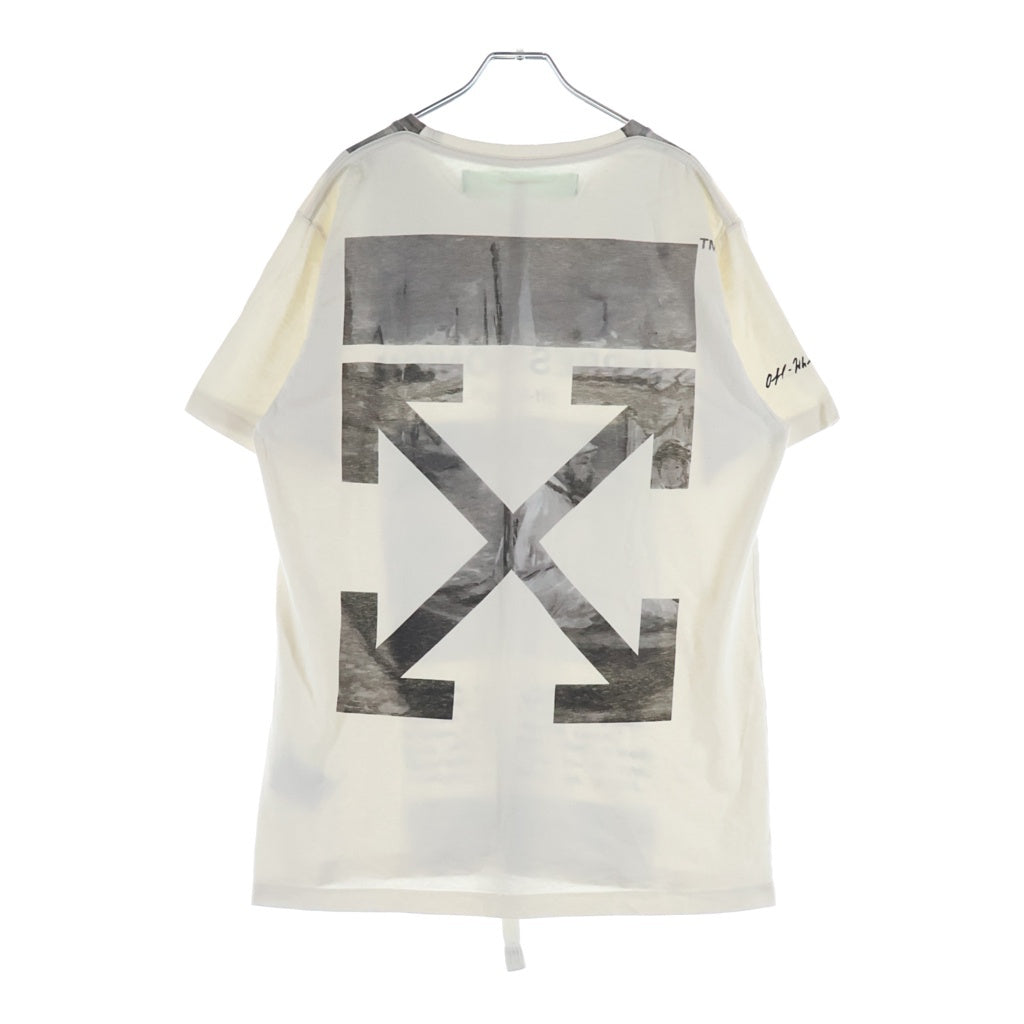 OFF-WHITE(オフホワイト) 19SS Newspaper T-Shirt 半袖Tシャツ ホワイト OMAA027R19185013