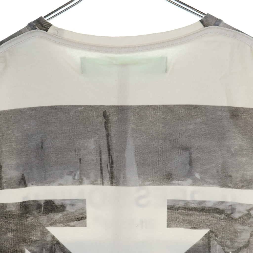 OFF-WHITE(オフホワイト) 19SS Newspaper T-Shirt 半袖Tシャツ ホワイト OMAA027R19185013