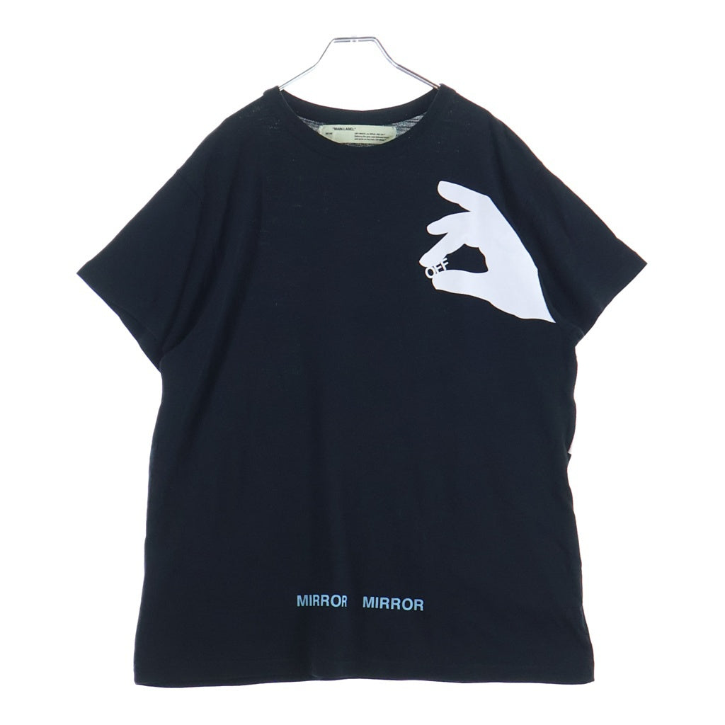 OFF-WHITE(オフホワイト) 17SS Mirror Mirror T-Shirt 半袖Tシャツ ブラック