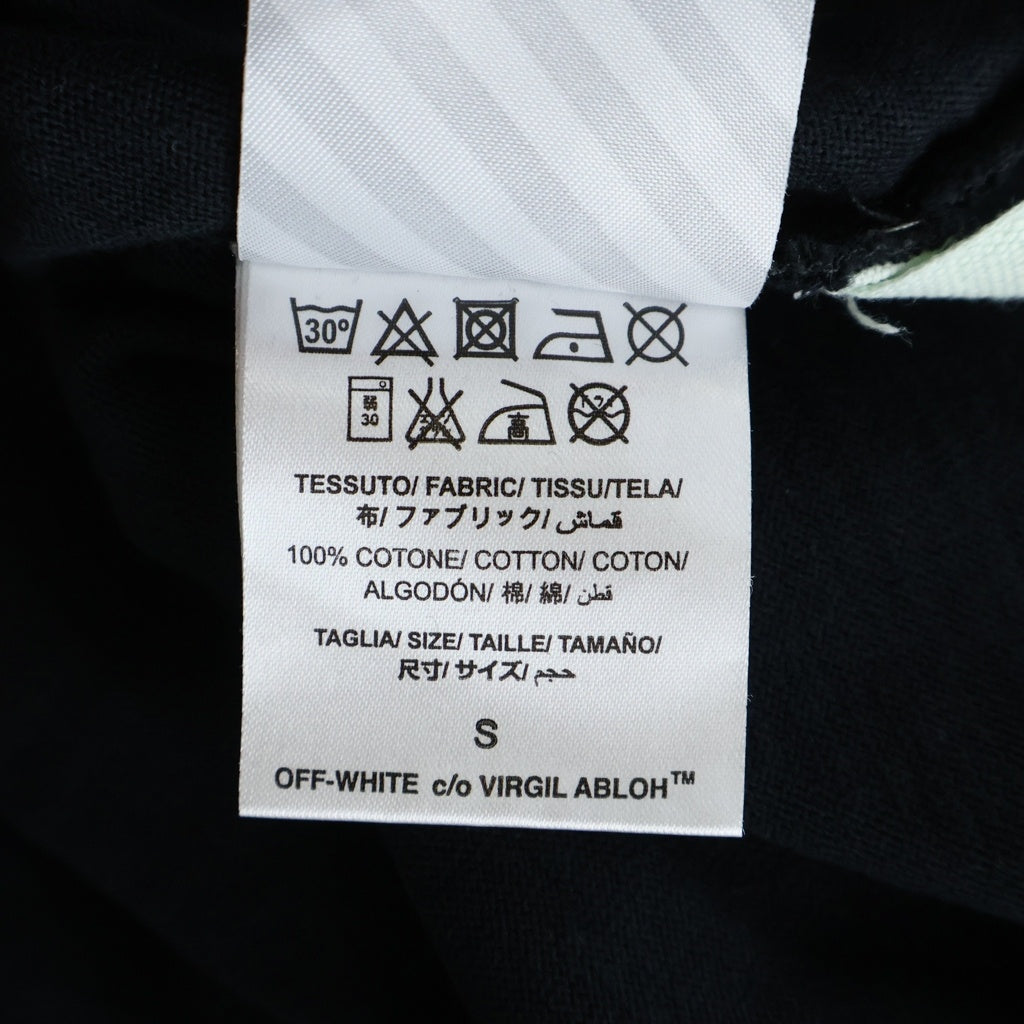 OFF-WHITE(オフホワイト) 17SS Mirror Mirror T-Shirt 半袖Tシャツ ブラック
