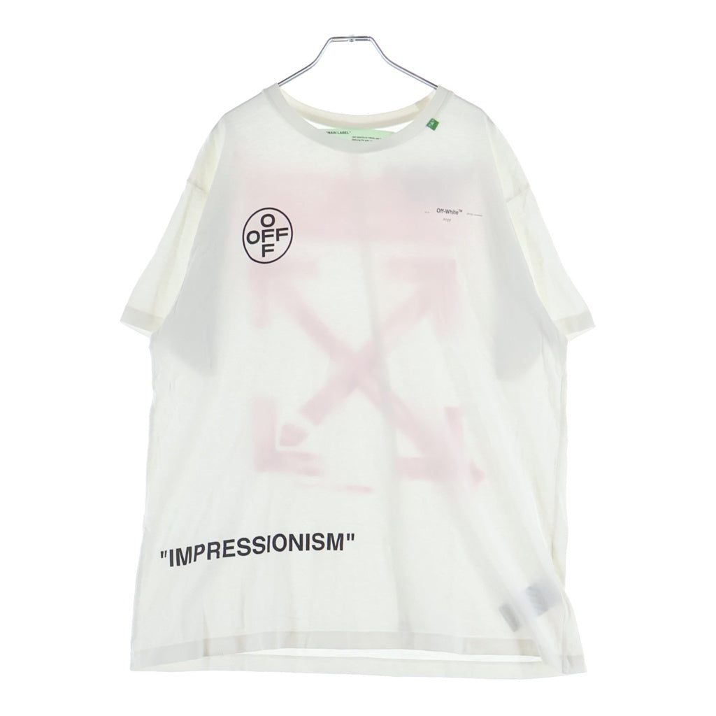 OFF-WHITE(オフホワイト) 19SS Stencil T-Shirt ステンシル 半袖Tシャツ ホワイト OMAA038R19185015