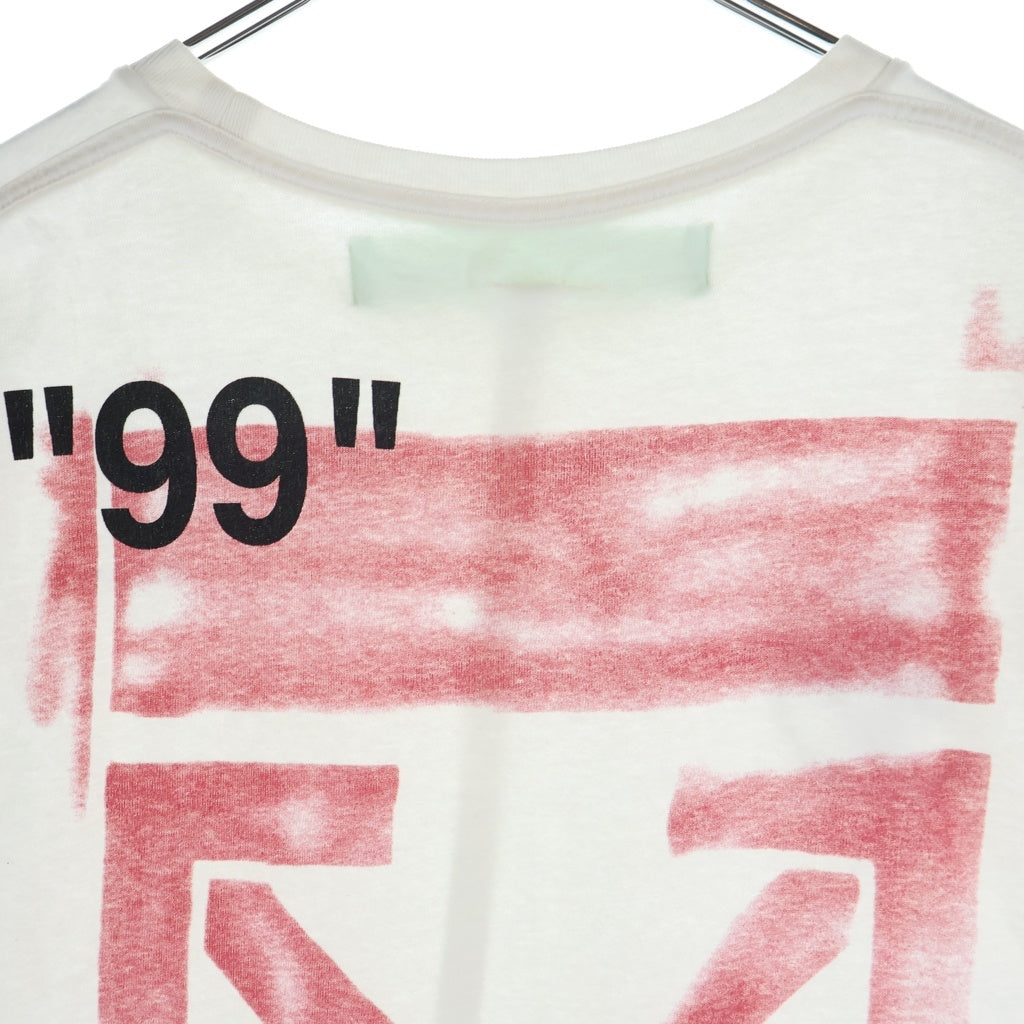 OFF-WHITE(オフホワイト) 19SS Stencil T-Shirt ステンシル 半袖Tシャツ ホワイト OMAA038R19185015