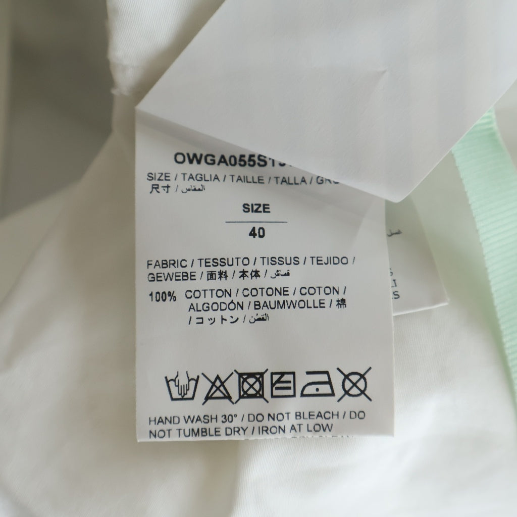 OFF-WHITE(オフホワイト) 19SS Shirt 長袖シャツ ホワイト OWGA055S19744045