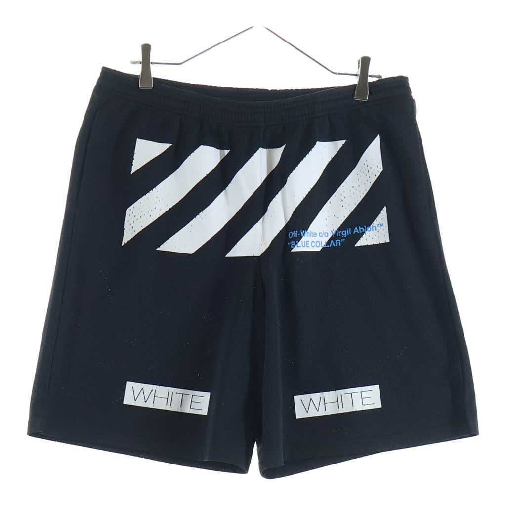 OFF-WHITE(オフホワイト) 16SS Mesh Shorts メッシュショーツ ハーフパンツ ブラック