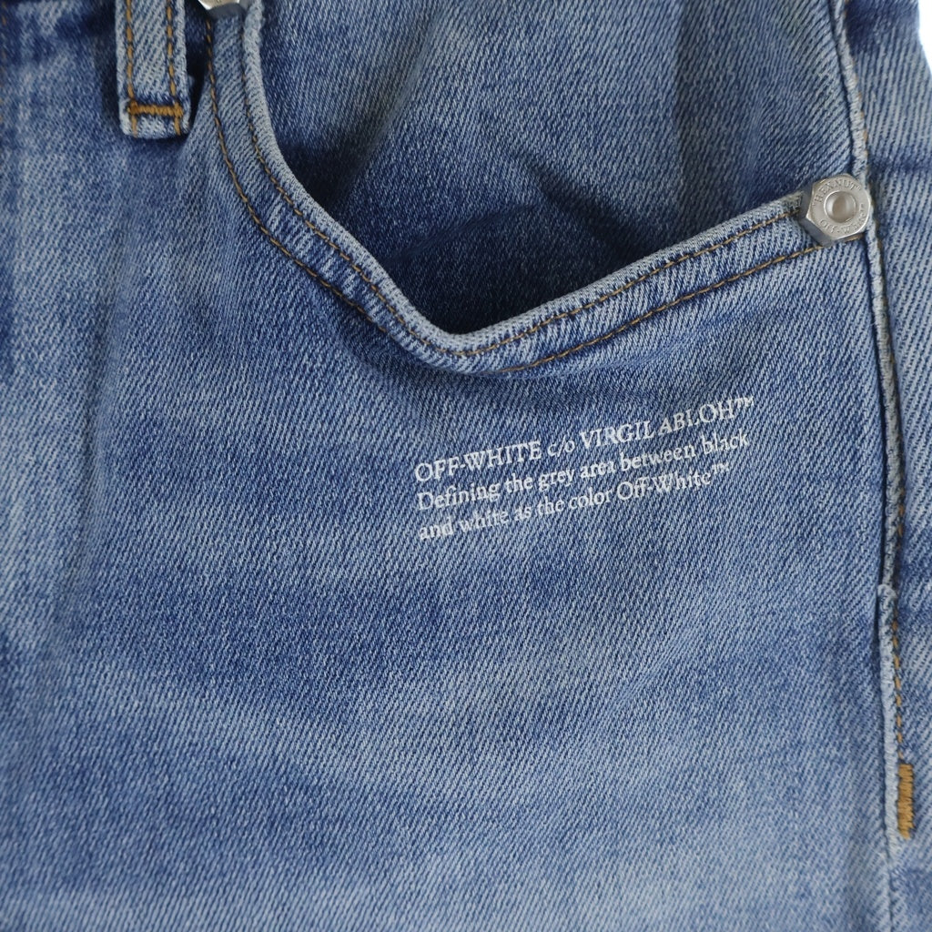 OFF-WHITE(オフホワイト) 20AW Denim Skinny Jeans デニムスキニーパンツ ジーンズ インディゴ OWYA003E20DEN002