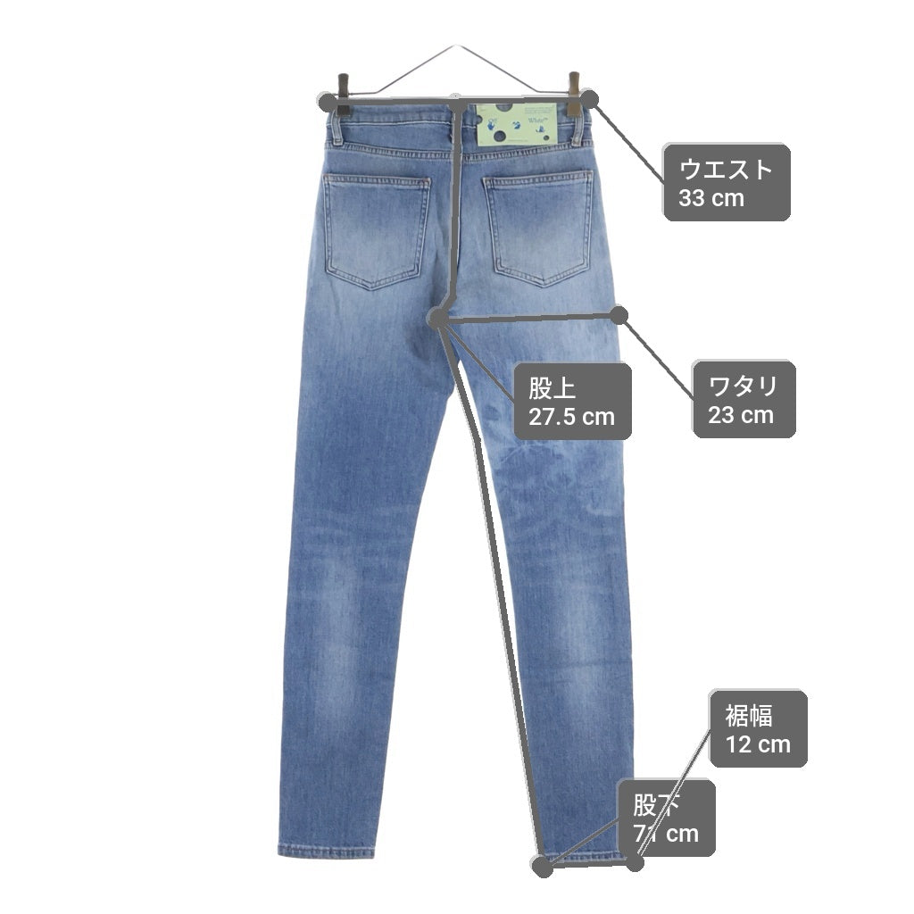 OFF-WHITE(オフホワイト) 20AW Denim Skinny Jeans デニムスキニーパンツ ジーンズ インディゴ OWYA003E20DEN002