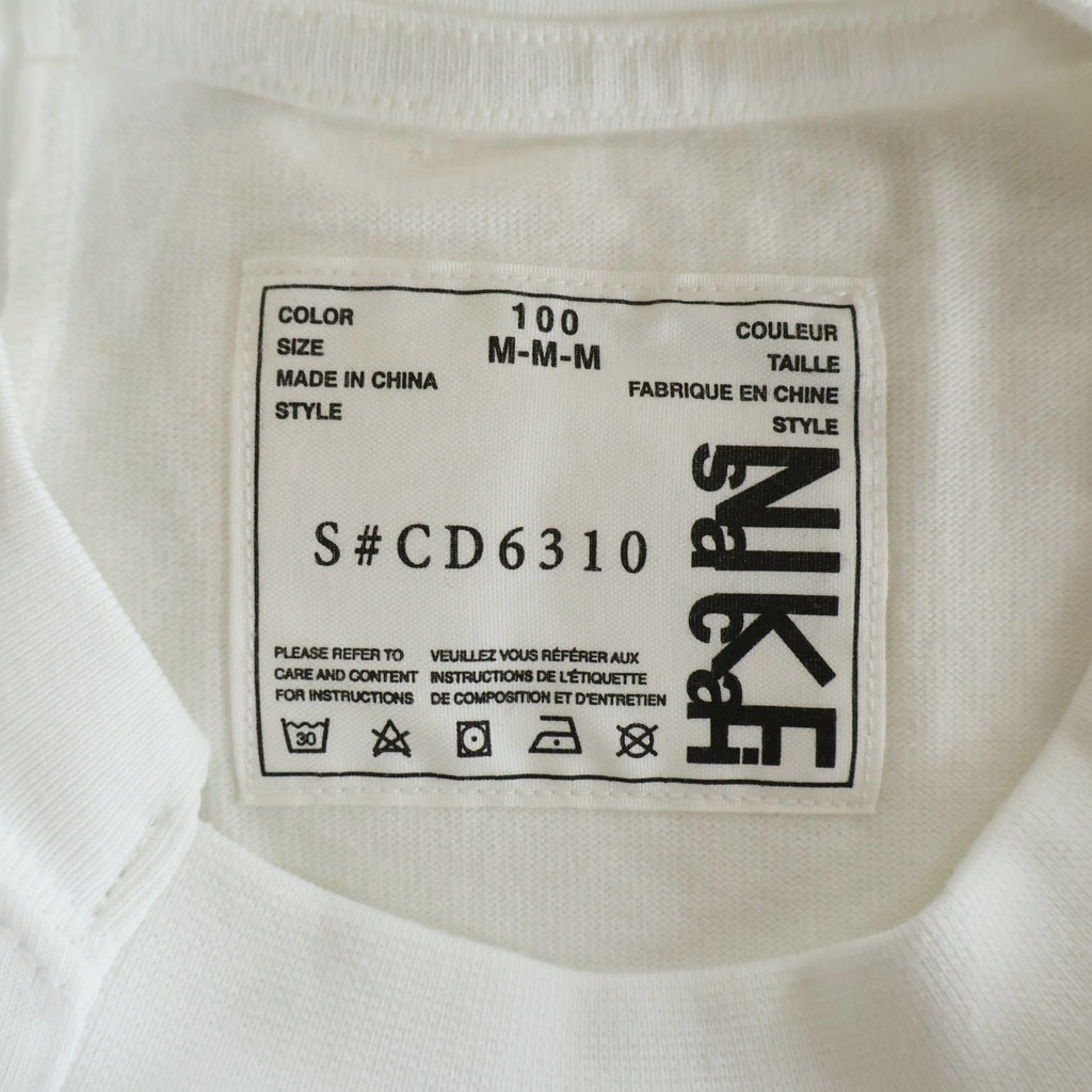 Sacai(サカイ) ×NIKE T-Shirt 再構築 ドッキングTシャツ ホワイト CD6311-100 CD6310-100