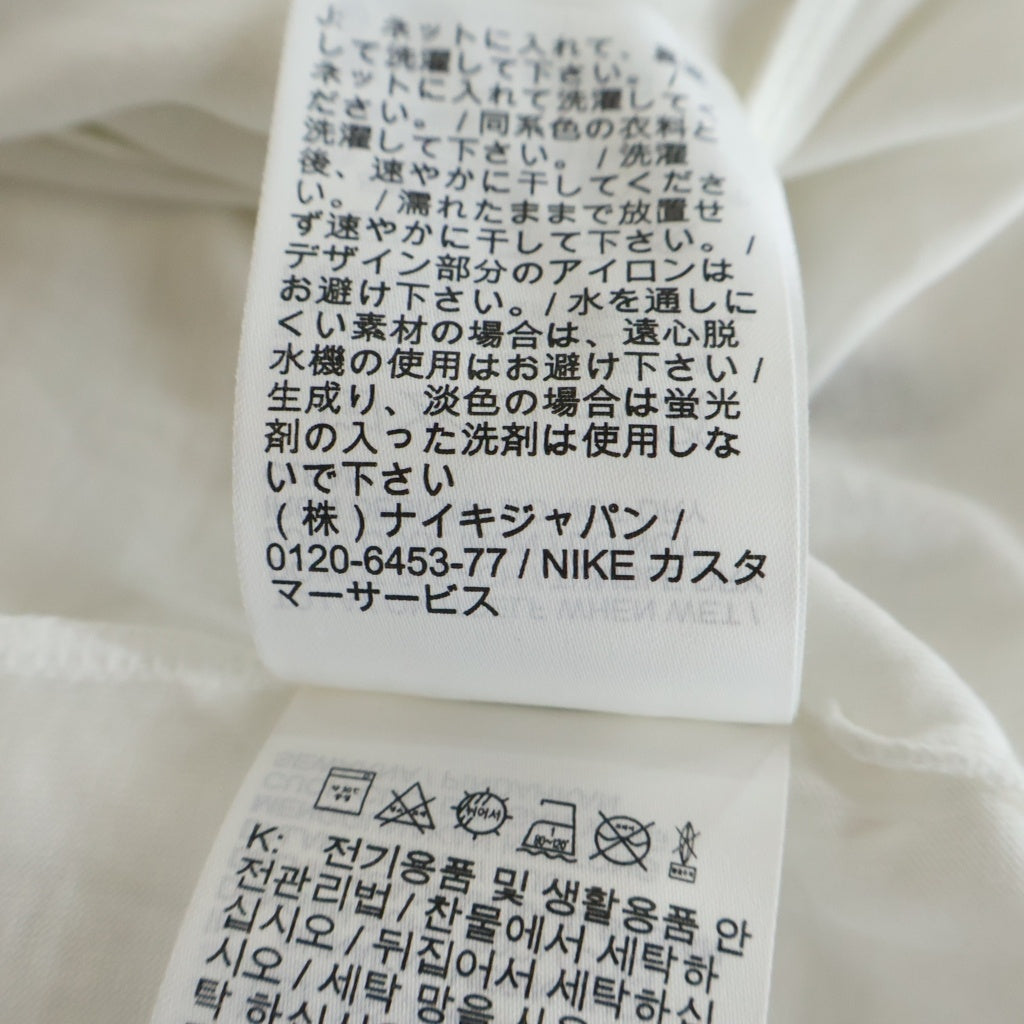 Sacai(サカイ) ×NIKE T-Shirt 再構築 ドッキングTシャツ ホワイト CD6311-100 CD6310-100