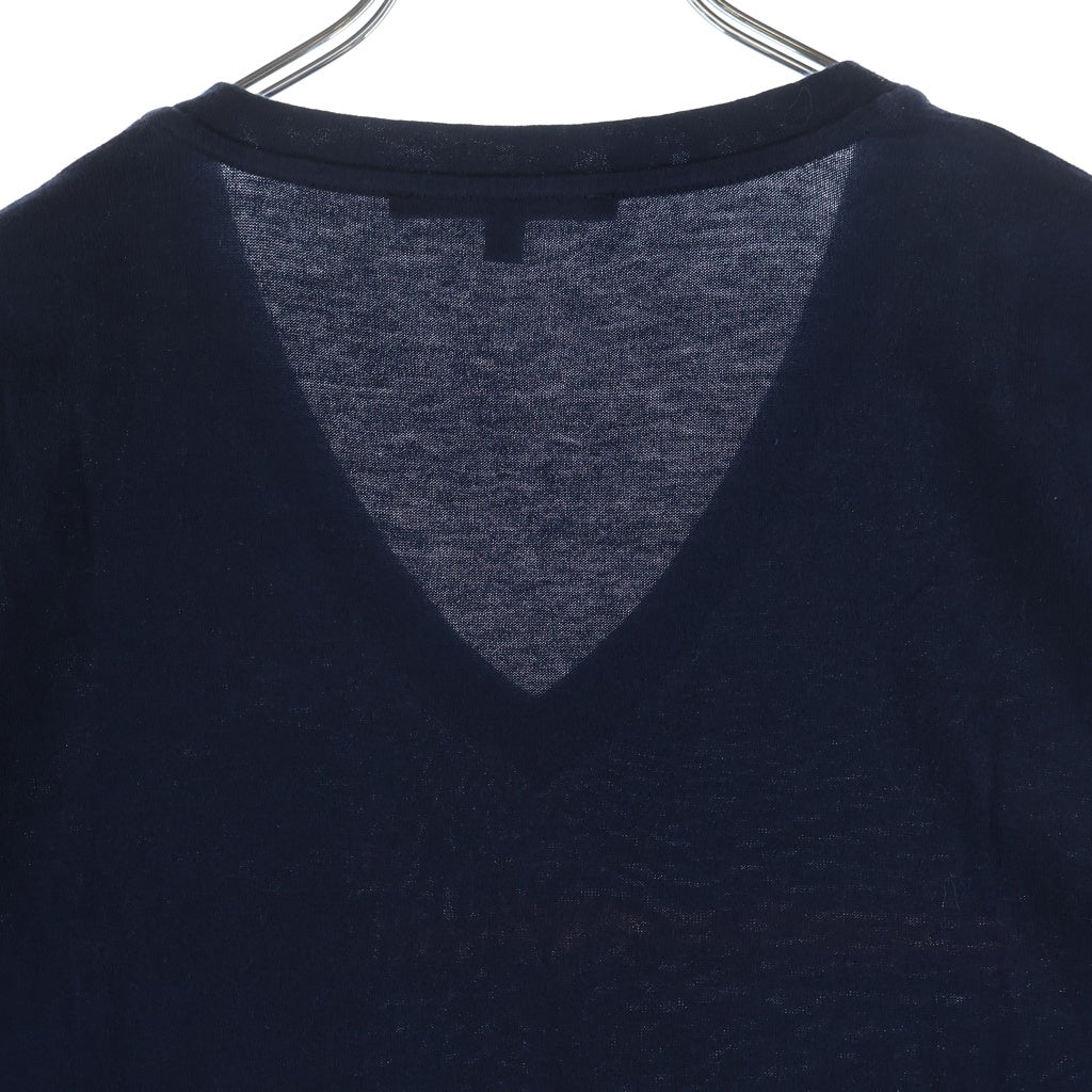 GUCCI(グッチ) V Neck T-Shirt Vネック半袖Tシャツ ネイビー 243790 X3483