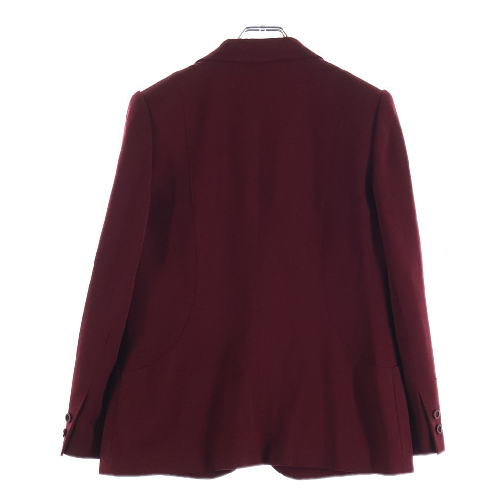 Christian Dior(クリスチャンディオール) ～90S PRET-A-PORTER 1B Wool Tailored Jacket プレタポルテ ウールテーラードジャケット バーガンディー