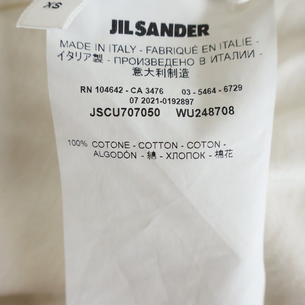 JIL SANDER(ジルサンダー) T-Shirt ロゴプリント 半袖Tシャツ ホワイト JSCU707050