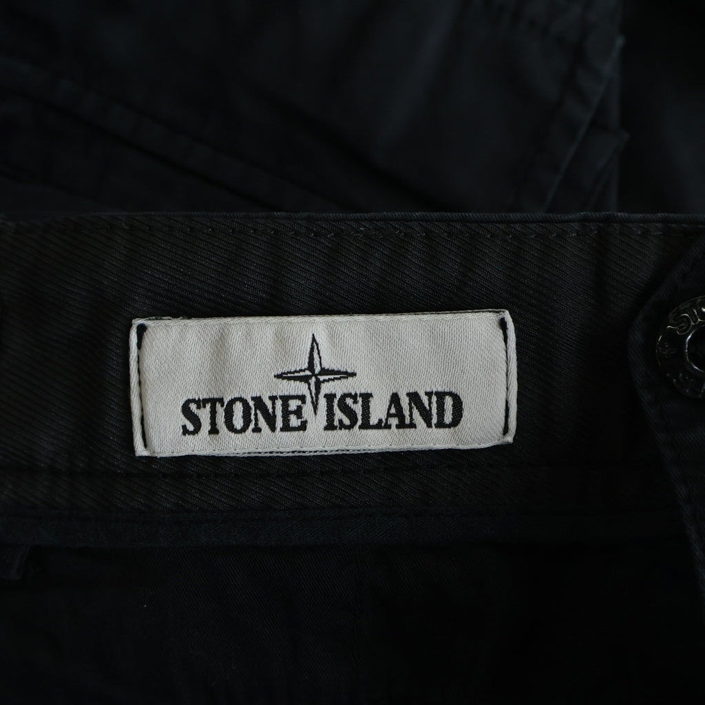 STONE ISLAND(ストーンアイランド) TYPE SL Cargo Pants ロゴワッペン カーゴパンツ ブラック 761532419 761532419