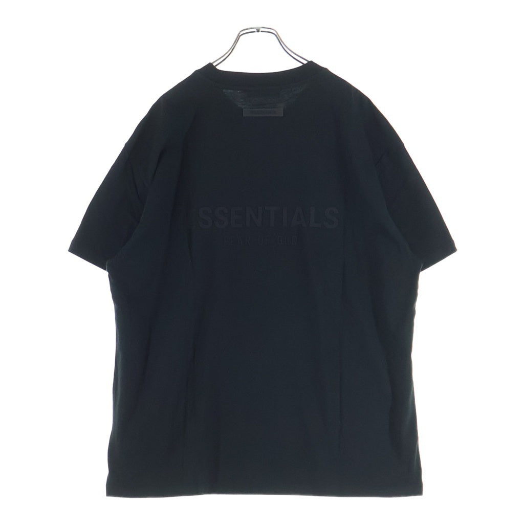 FEAR OF GOD ESSENTIALS(フィアオブゴッド エッセンシャルズ) S/S T-SHIRT ラバーロゴ 半袖Tシャツ ブラック